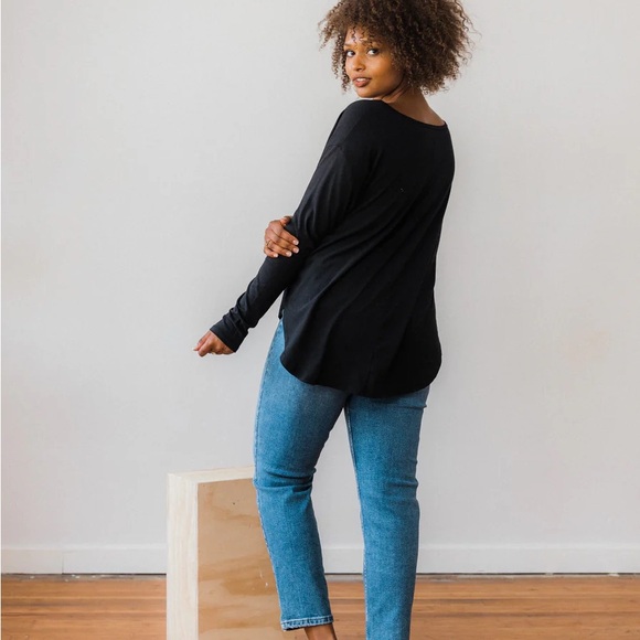 Free Label Duggan Long Sleeve in Storm - Picture 4 of 10